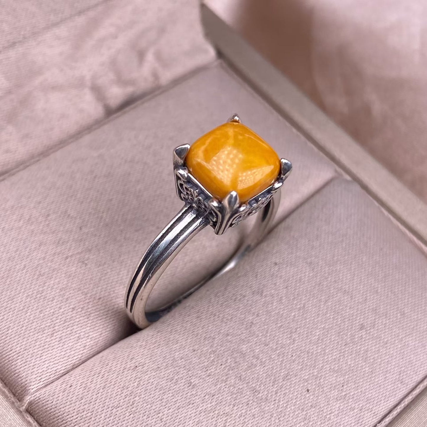 beeswax S925 ring