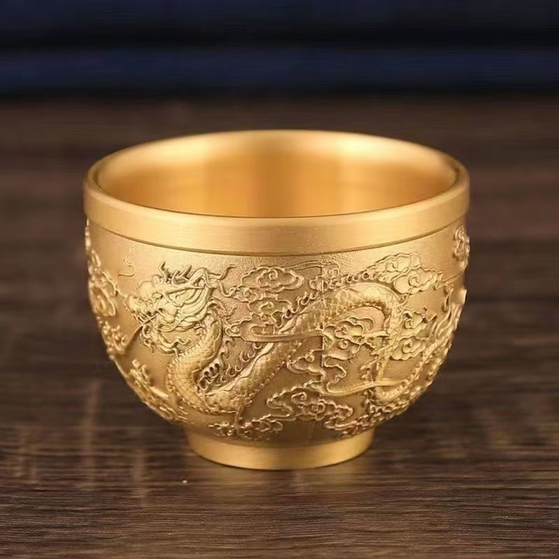 copper tea cup ,teapot