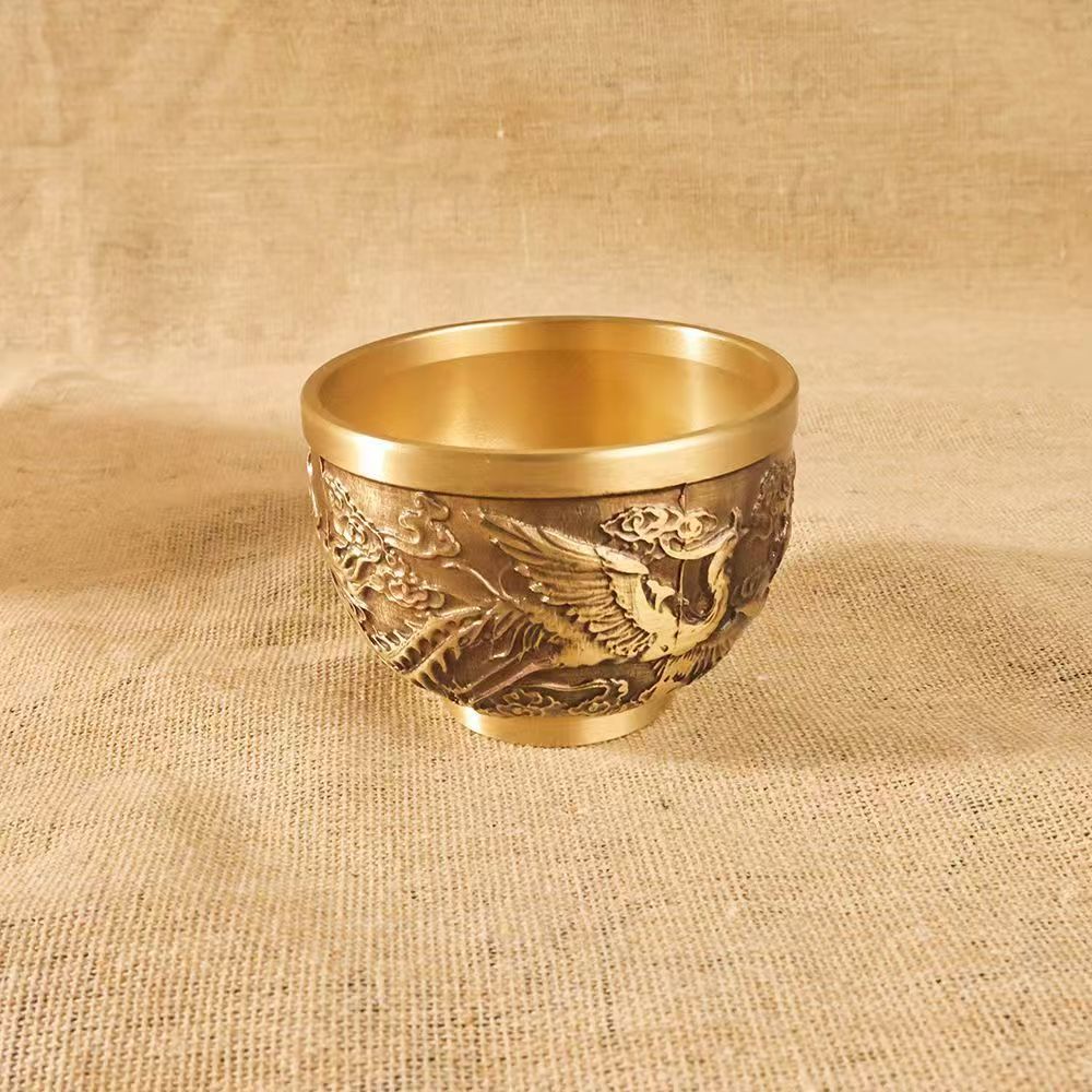 copper tea cup ,teapot