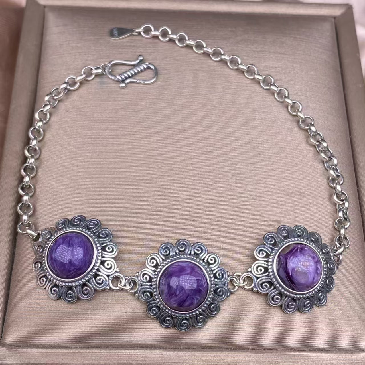 charoite bracelet S925