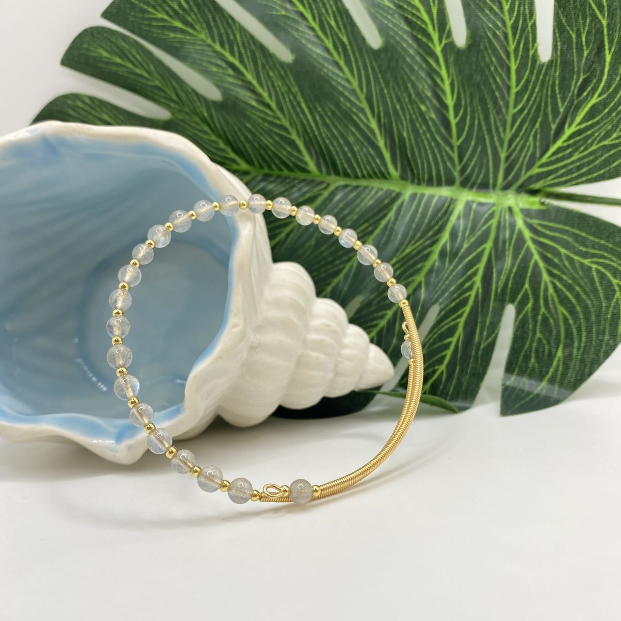 wire wrapped crysral bracelets beads