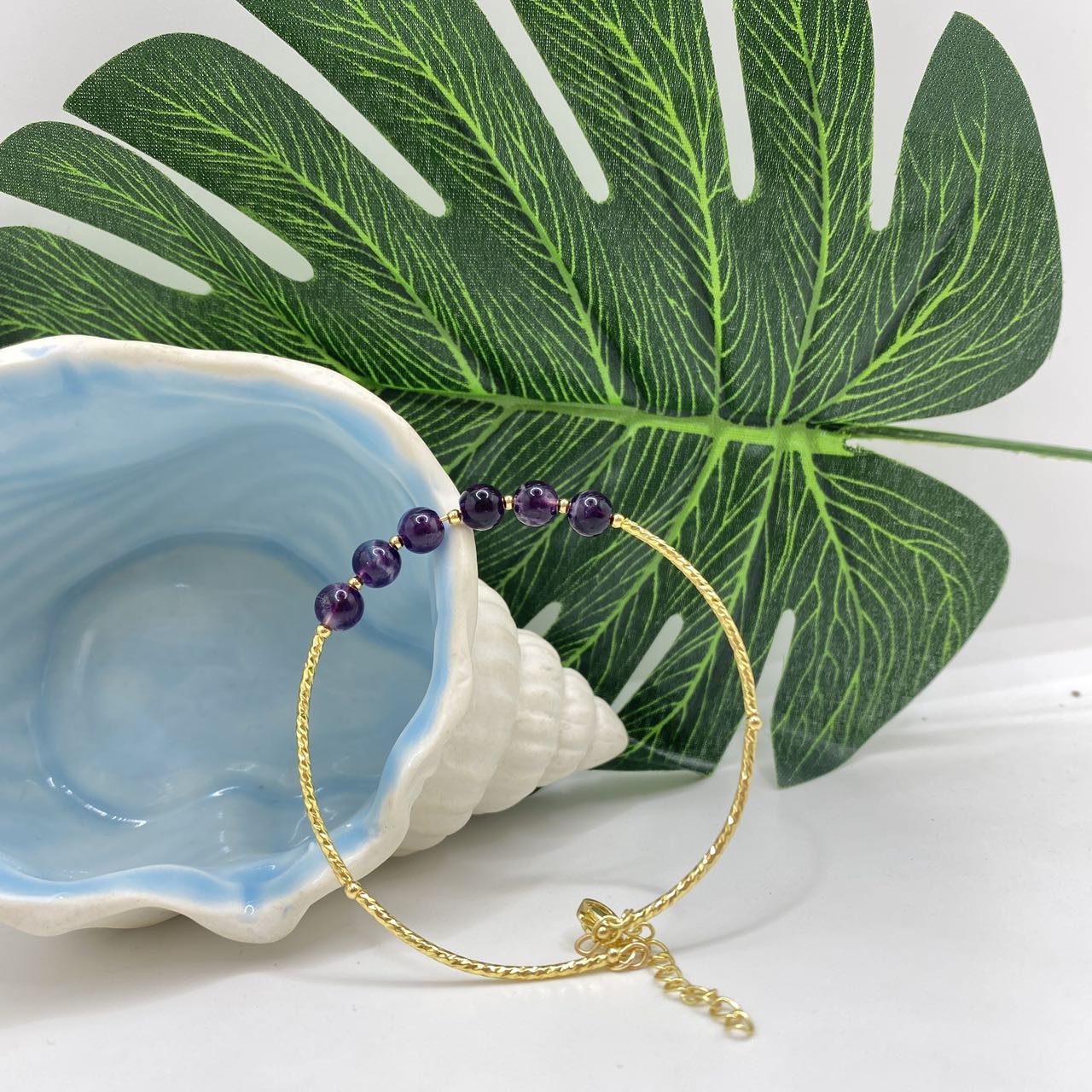 wire wrapped crysral bracelets beads