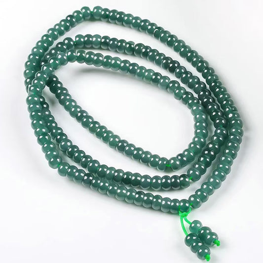 Good Fortune Jade Pendant Necklace,Natural Grade A Certified Myanmar Jadeite