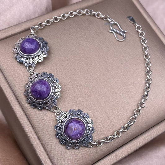 charoite bracelet  S925