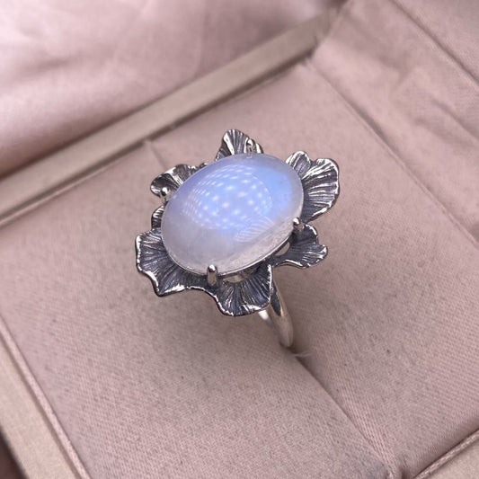 blue moonstone S925 ring