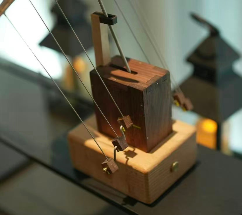 Handcrafted Wooden Manta Ray Automaton – Kinetic Art That Brings the Ocean to Your Home